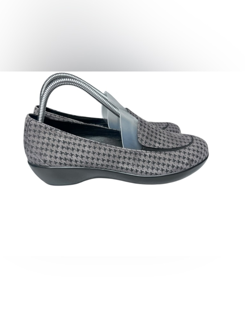Dansko | Debra Grey Houndstooth Loafers 38